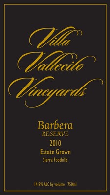 2010 Barbera Reserve